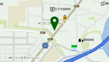 美髪小屋の地図画像