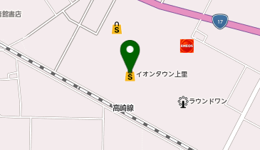 王様鶏排(ジーパイ) イオンタウン上里店の地図画像