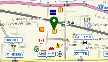 くりばやし 武蔵府中ル・シーニュ店の地図画像