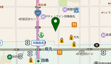 天ぷら寿司海鮮 米福 四条烏丸本店の地図画像