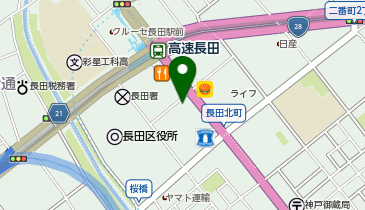 野菜ときどき肉 和の地図画像