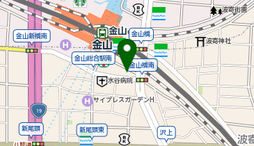 熟成豚骨ラーメン 豚骨麺屋一番軒 金山駅南口店の地図画像