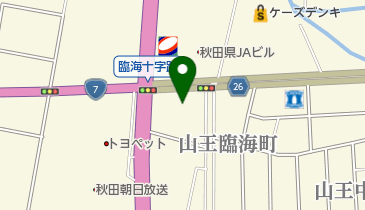 さきがけホールの地図画像