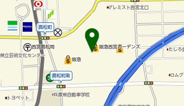 おだしうどん かかや 阪急西宮ガーデンズ店の地図画像