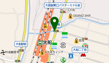 ALLDAY PIZZA SERVICE(オールデイ ピザ サービス) 大船店の地図画像