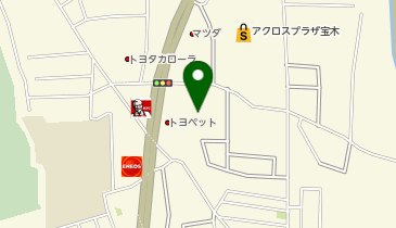 エイトプロ 宇都宮宝木店の地図画像