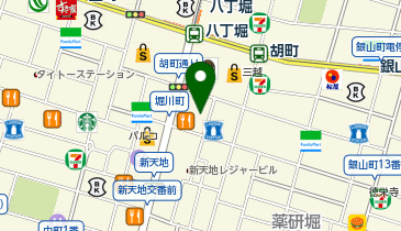 餃子のかっちゃん 広島流川店の地図画像