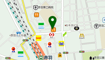 こやし屋 赤羽店の地図画像