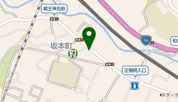 デイサービスにじいろ坂本町の地図画像