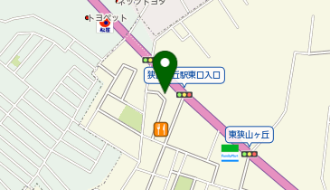豆定の地図画像