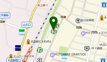 Sheer Music(シアーミュージック) 大森校の地図画像