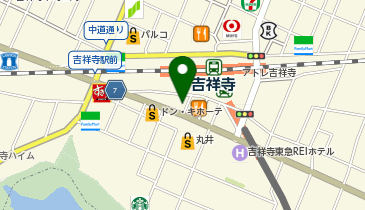 Sheer Music(シアーミュージック) 吉祥寺校の地図画像