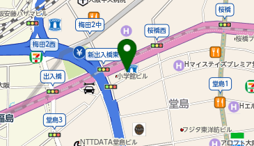 Sheer Music(シアーミュージック) 大阪校の地図画像