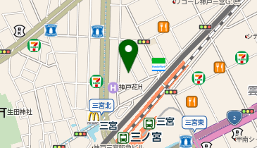 Sheer Music(シアーミュージック) 三宮校の地図画像