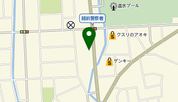ヘアカラー専門店カラープラス 越前店の地図画像