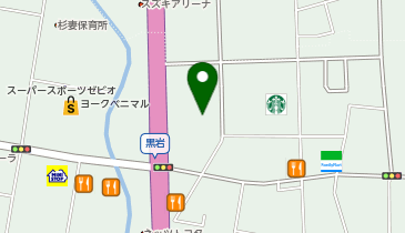 創作うどんはち兵衛 黒岩店の地図画像