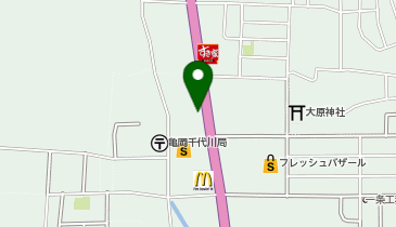 韓丼 亀岡店の地図画像