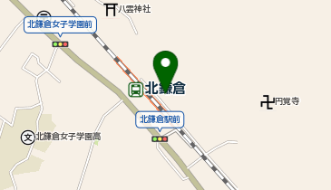 北鎌倉おむすび庵の地図画像