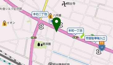 トランクルーム 熊谷市本町の地図画像