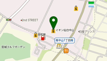 スマートスタジオ イオン仙台中山店の地図画像