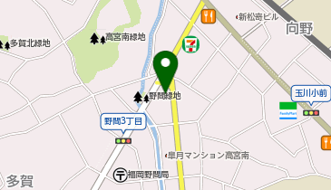 和卵の地図画像