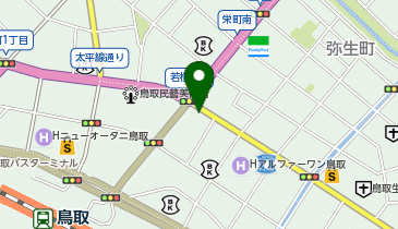 鰻の中川の地図画像