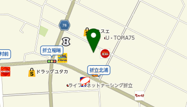 食堂てのひらの地図画像