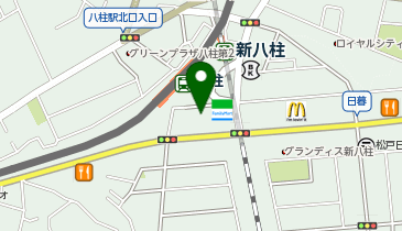 にしだ場 八柱店の地図画像