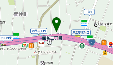 十割そば 山もと 四谷三丁目本店の地図画像