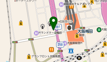 スマホ修理王 大阪梅田店の地図画像