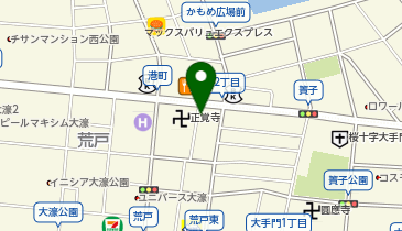 鰻の成瀬 福岡大手門店の地図画像