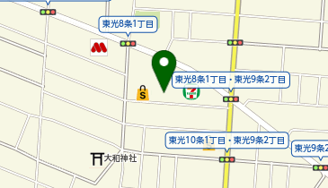 DZマート(ダイゼンマート) 東光8条店の地図画像