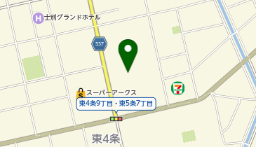 DZマート(ダイゼンマート) 士別店の地図画像