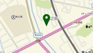 枚方市犬田川ポンプ場の地図画像