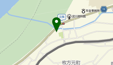 枚方市安居川ポンプ場の地図画像