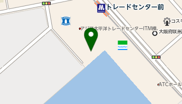 大阪南港ATCホール ATCピロティ広場の地図画像