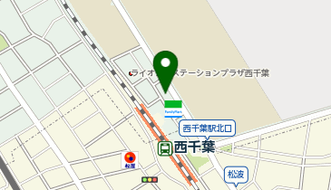 恵比寿ブタメン 西千葉駅前店の地図画像