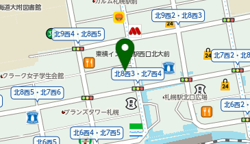 司企業株式会社 札幌営業所の地図画像