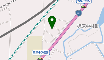 道鵜・五領朝市の地図画像