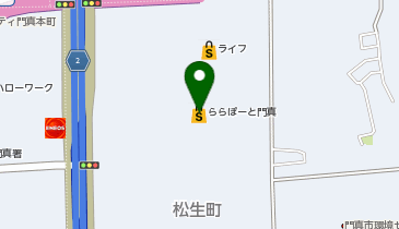 すみっコぐらしあそびスタジオ ららぽーと門真店の地図画像