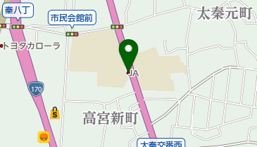 JA北河内豊野支店朝市の地図画像