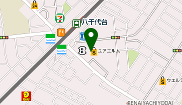 銀座チャイナドールデリ ユアエルム八千代台店の地図画像
