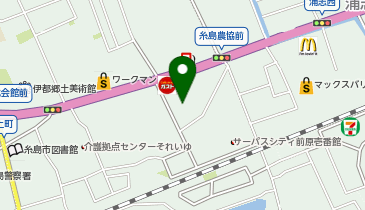 本屋さんのガシャポンのデパート積文館書店前原店の地図画像