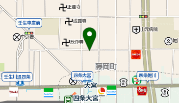 四条大宮心理療法室の地図画像