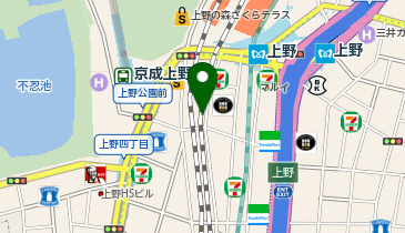 ラムタラ 上野店の地図画像