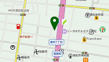 一般社団法人日本損害保険協会 四国支部の地図画像