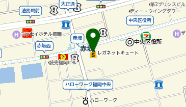 一般社団法人日本損害保険協会 九州支部の地図画像