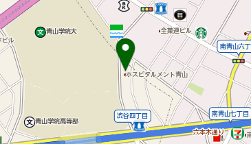 ホスピタルメント青山の地図画像