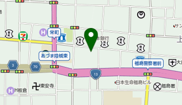 株式会社東北シミズ 福島営業所の地図画像