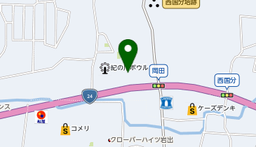 油甚 岩出店の地図画像